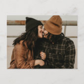 Uitnodiging voor eenvoudige huwelijksfeest met bud (Voorkant)