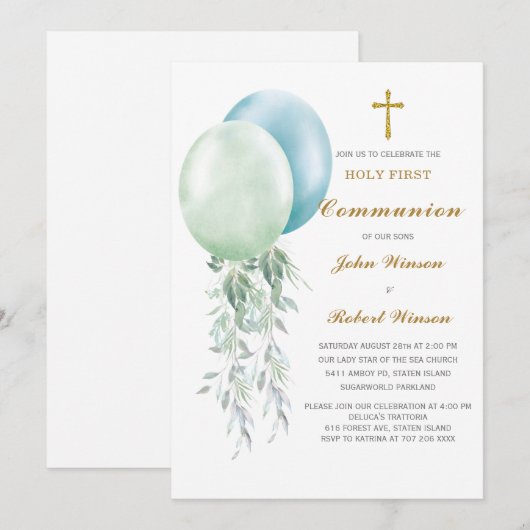 Uitnodiging voor eerste communautarisering van gep (Voorkant / Achterkant)