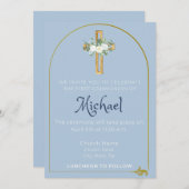 Uitnodiging voor Eerste Communie (Voorkant / Achterkant)