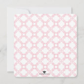 Uitnodiging voor Eerste Communie met Kruis en Vier (Achterkant)