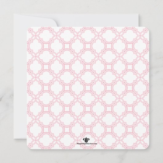 Uitnodiging voor Eerste Communie met Kruis en Vier (Achterkant)