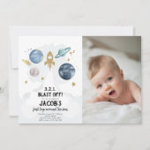 Uitnodiging voor eerste geboorte van buitenruimtes (Voorkant)