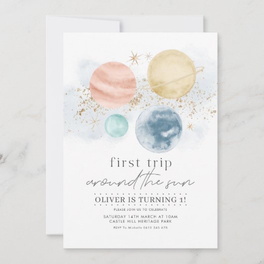 Uitnodiging voor eerste geboorte van buitenruimtes (Voorkant)