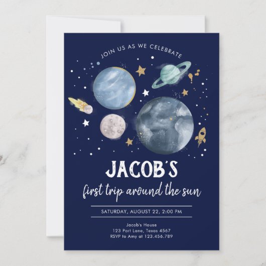 Uitnodiging voor eerste geboorte van buitenruimtes (Voorkant)