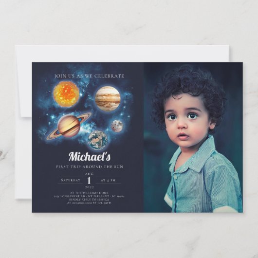 Uitnodiging voor eerste geboorte van buitenruimtes (Voorkant)