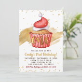 Uitnodiging voor eerste kerstdag (Staand voorkant)