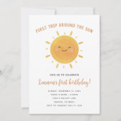 Uitnodiging voor eerste reis rond de zon (Voorkant)