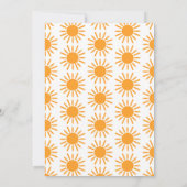 Uitnodiging voor eerste reis rond de zon (Achterkant)