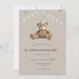 Uitnodiging voor eerste verjaardag