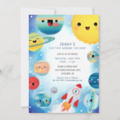 Uitnodiging voor eerste verjaardag van buitenruimt (Voorkant)