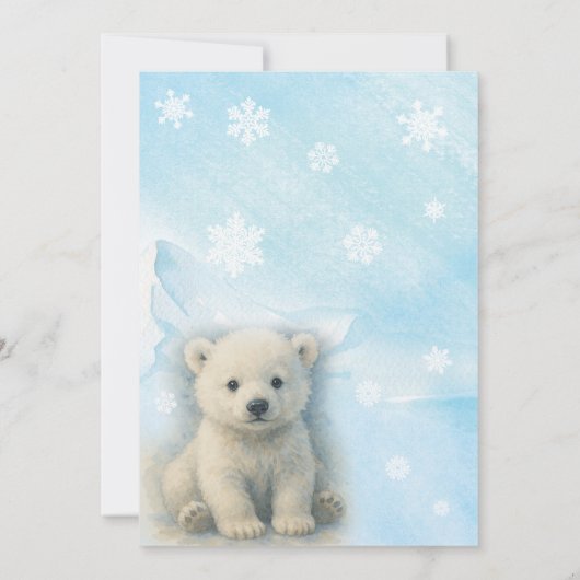 Uitnodiging voor eerste verjaardagsfeestje in de w (Achterkant)