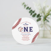 Uitnodiging voor eerste wedstrijd honkbal (Staand voorkant)