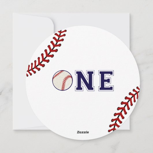 Uitnodiging voor eerste wedstrijd honkbal (Achterkant)