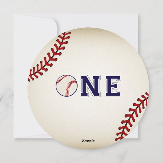 Uitnodiging voor eerste wedstrijd honkbal (Achterkant)