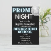 Uitnodiging voor einbal (Staand voorkant)