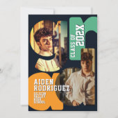 Uitnodiging voor eindexamen middelbare school (Voorkant)