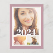 Uitnodiging voor eindexamenfeest met 3 foto's in m (Voorkant)