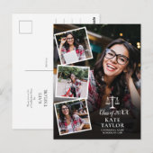 Uitnodiging voor eindexamenfeest rechtenfaculteit  (Voorkant / Achterkant)