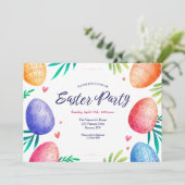 Uitnodiging voor eitjes aan de oostgrens (Staand voorkant)