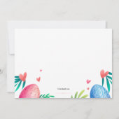 Uitnodiging voor eitjes aan de oostgrens (Achterkant)