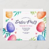 Uitnodiging voor eitjes aan de oostgrens (Voorkant / Achterkant)