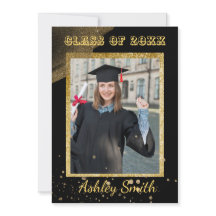 Uitnodiging voor Elegant Chic Afstuderen