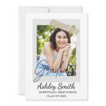 Uitnodiging voor Elegant Chic Afstuderen