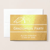 Uitnodiging voor Elegant Graduation Party (Voorkant met envelop)
