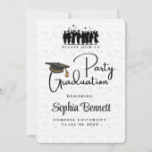 Uitnodiging voor Elegant Graduation Party (Voorkant)