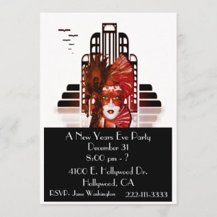 Uitnodiging voor Elegant New Years Party