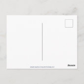 Uitnodiging voor Elegant Stork Baby shower (Achterkant)