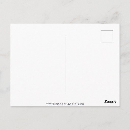 Uitnodiging voor Elegant Stork Baby shower (Achterkant)