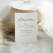 Uitnodiging voor elegante scriptontvangst