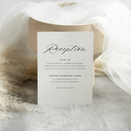 Uitnodiging voor elegante scriptontvangst