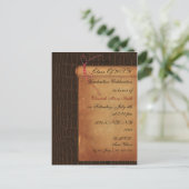 Uitnodiging voor elegante scroll Graduparty Briefkaart (Staand voorkant)