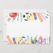 Uitnodiging voor elementaire Afstuderen (Achterkant)