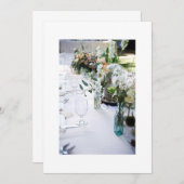 UITNODIGING VOOR ELK FORMEEL DINER OF HUWELIJKSFEe (Voorkant / Achterkant)