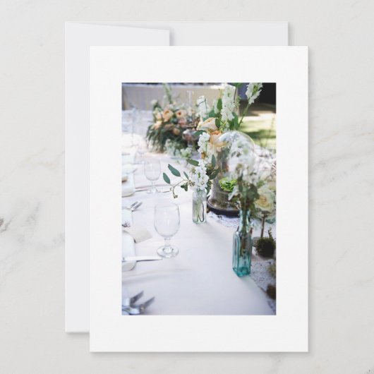 UITNODIGING VOOR ELKE FORMELE DINER- OF TROUWPARTY (Voorkant)