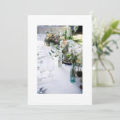 UITNODIGING VOOR ELKE FORMELE ETEN OF TROUWPARTY (Staand voorkant)