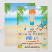 Uitnodiging voor elke verjaardag van elke dag Uitn (Voorkant / Achterkant)