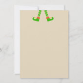 Uitnodiging voor Elves Christmas Holiday Party (Achterkant)