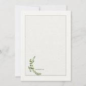 Uitnodiging voor Emerald Branches (Achterkant)