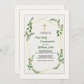 Uitnodiging voor Emerald Branches (Voorkant / Achterkant)