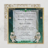 Uitnodiging voor Emerald Diamond (Voorkant / Achterkant)