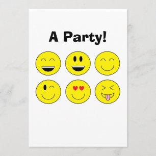 Uitnodiging voor "emoji's"