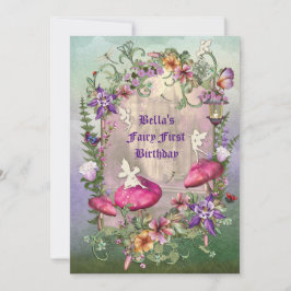 Uitnodiging voor Enchanted Woodland Fairy Forest P