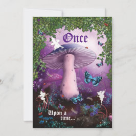 Uitnodiging voor Enchanted Woodland Fairy Forest P