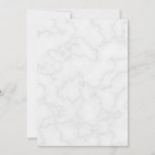 Uitnodiging voor Eucalyptus Marble Baby shower (Achterkant)