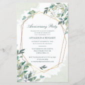 Uitnodiging voor Eucalyptus Weddenschap Jubileum (Voorkant)