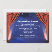 Uitnodiging voor evenement Curtain Call 7" x 5" (Voorkant)